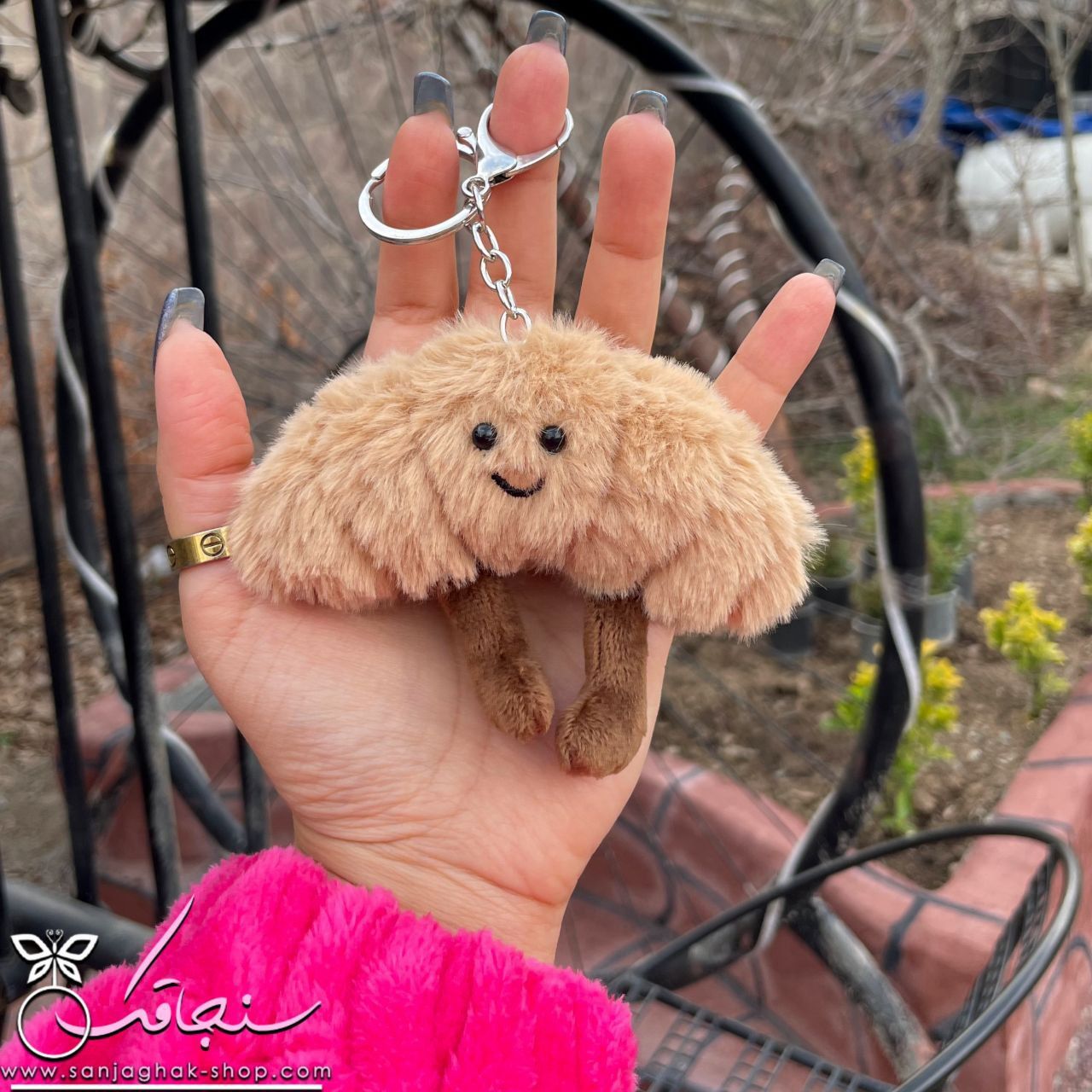 چارم بگ(جاكليدی/آويزكيف) كروسان اورجينال