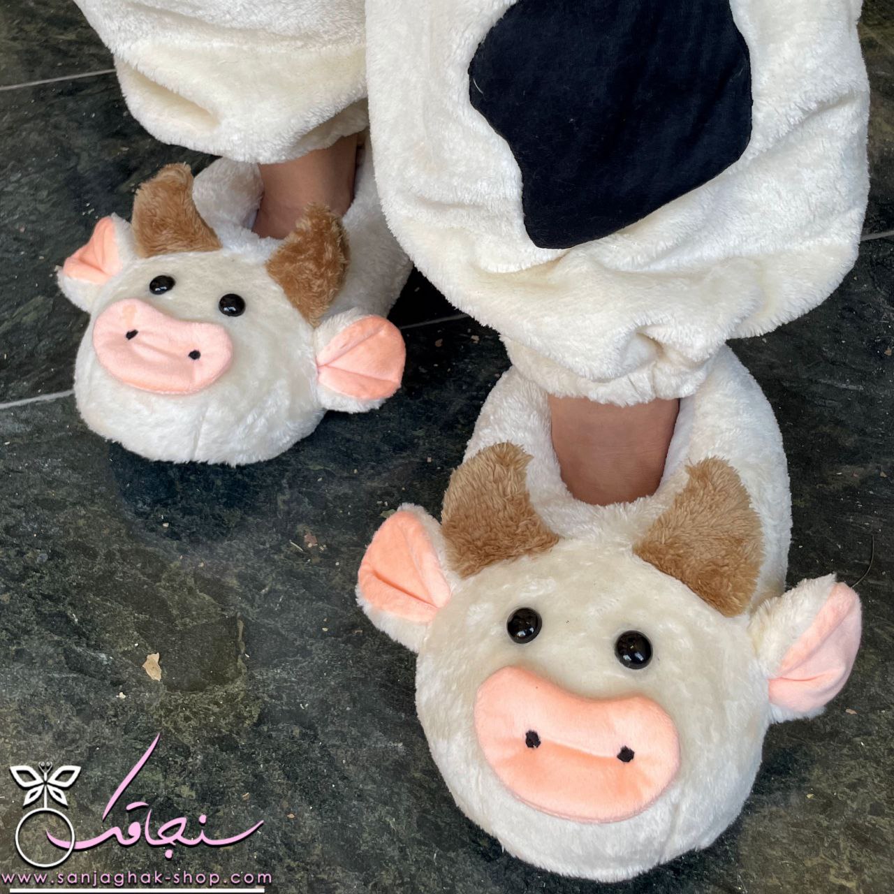 اسليپر(پاپوش) طرح گاو سفيد