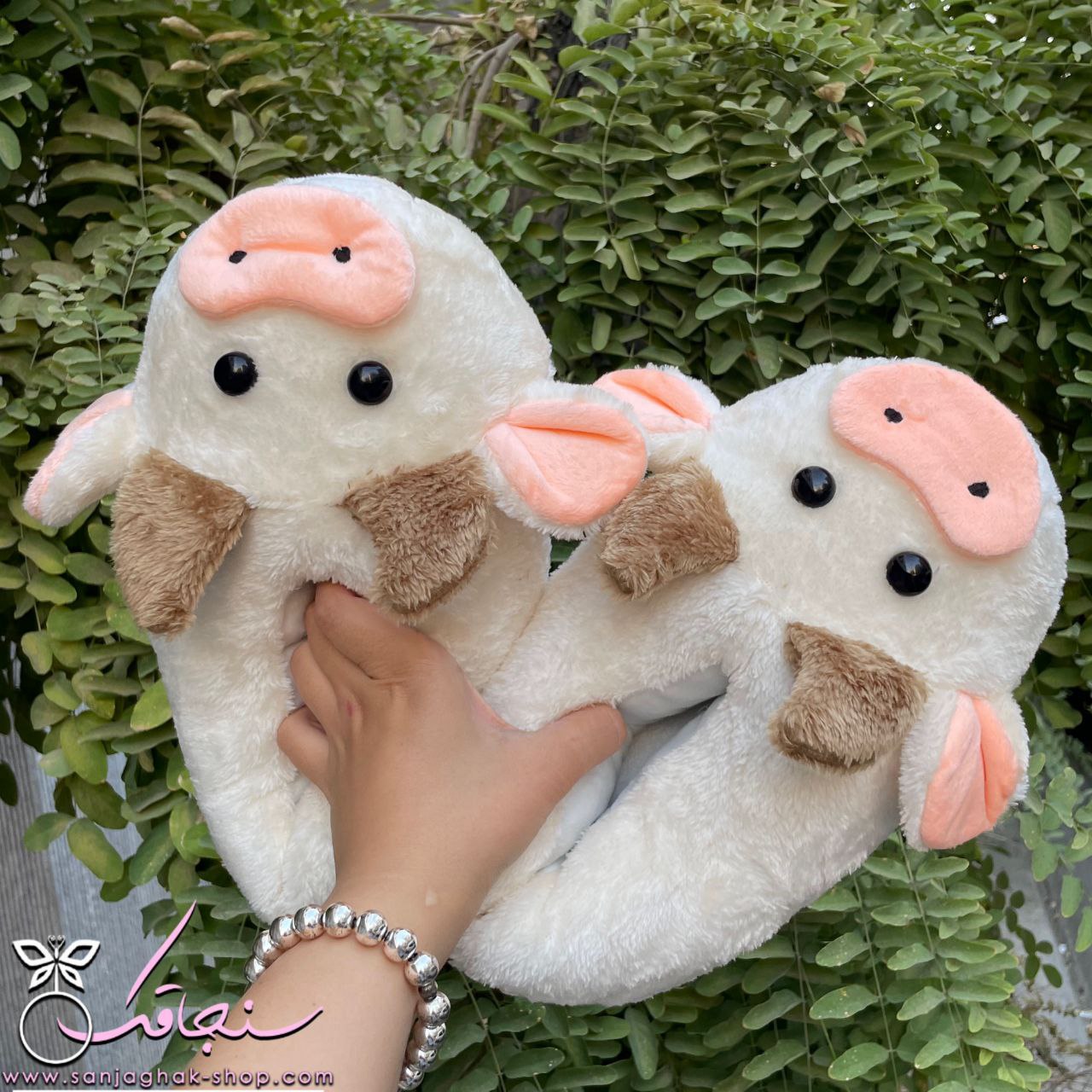 اسليپر(پاپوش) طرح گاو سفيد اسليپر(پاپوش) طرح گاو سفيد