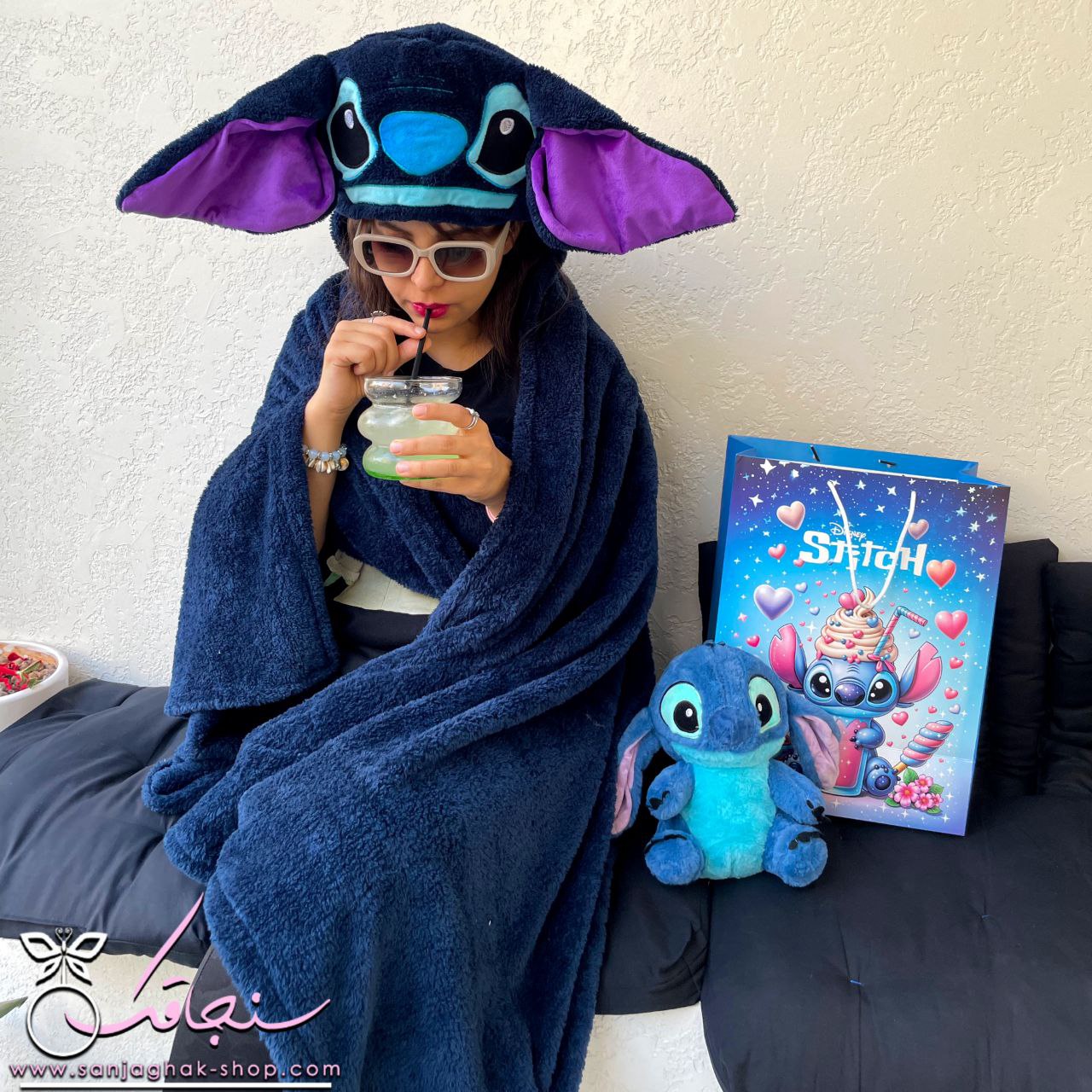 پكيج پتوكلاهدار stitch استيچ