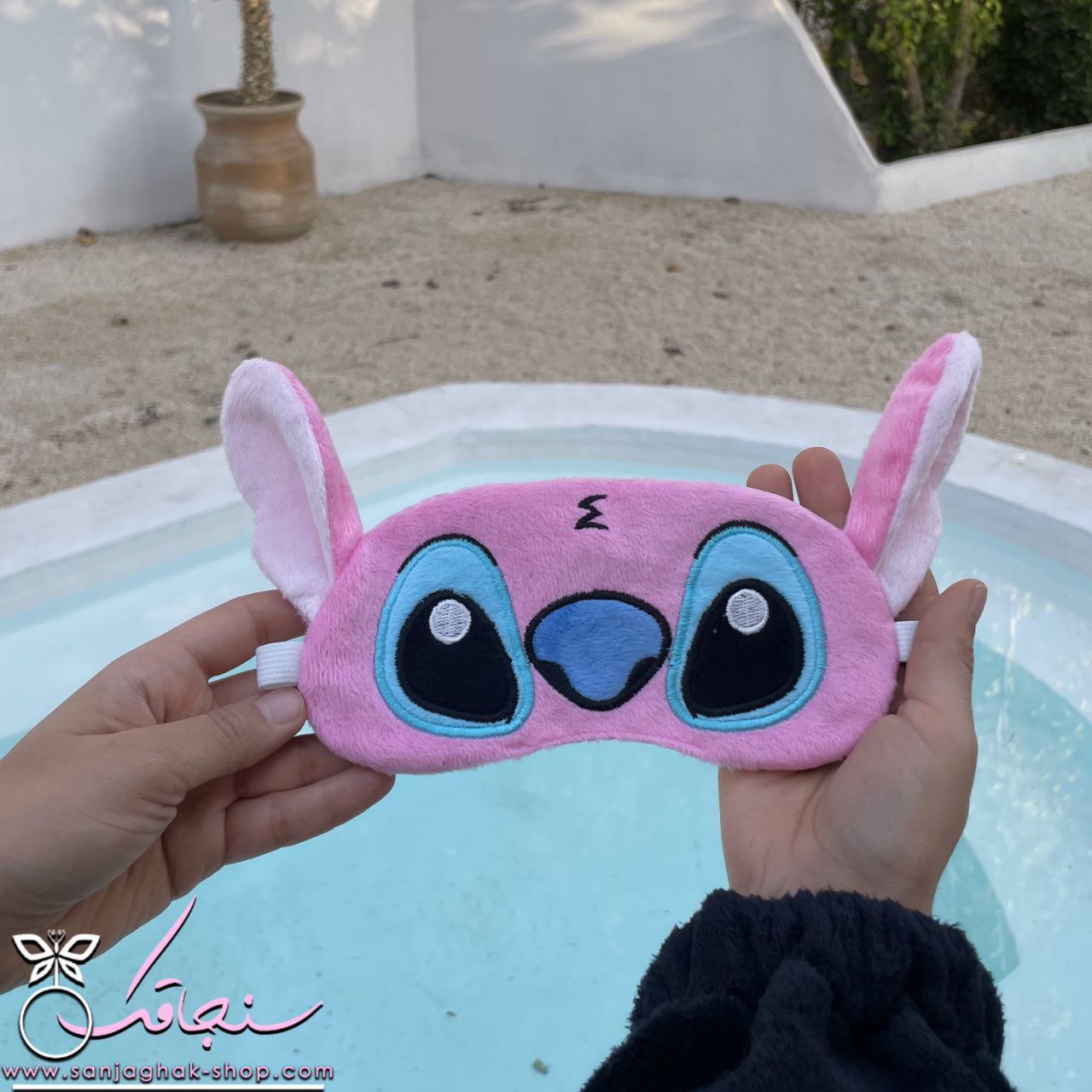 چشمبند اورجينال آنجل(استيچ صورتی) چشمبند اورجينال آنجل(استيچ صورتی)