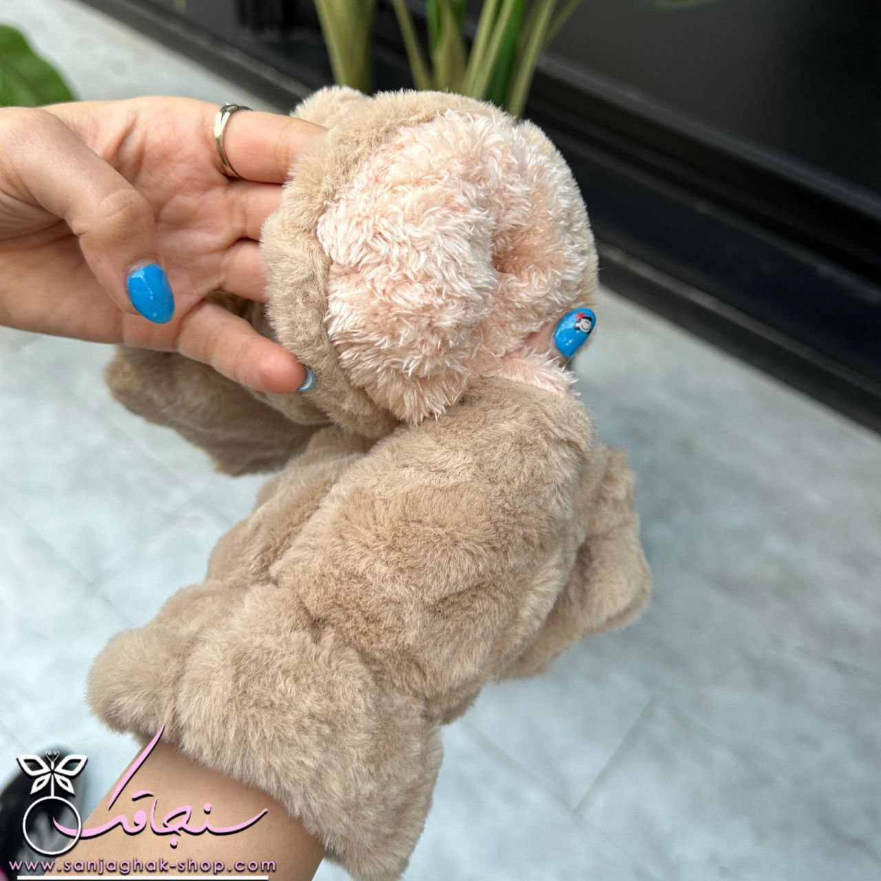 دستكش پنجه گربه رنگ نسکافه