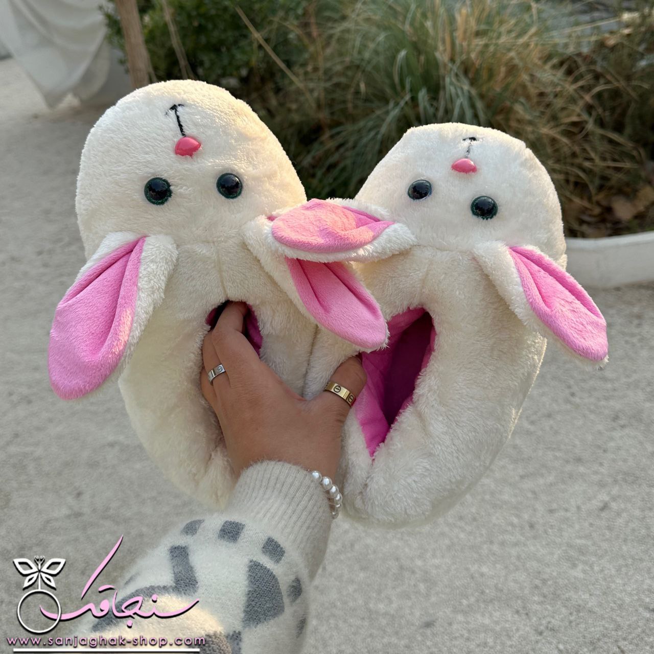 سرهمی خرگوش دراز سفيد