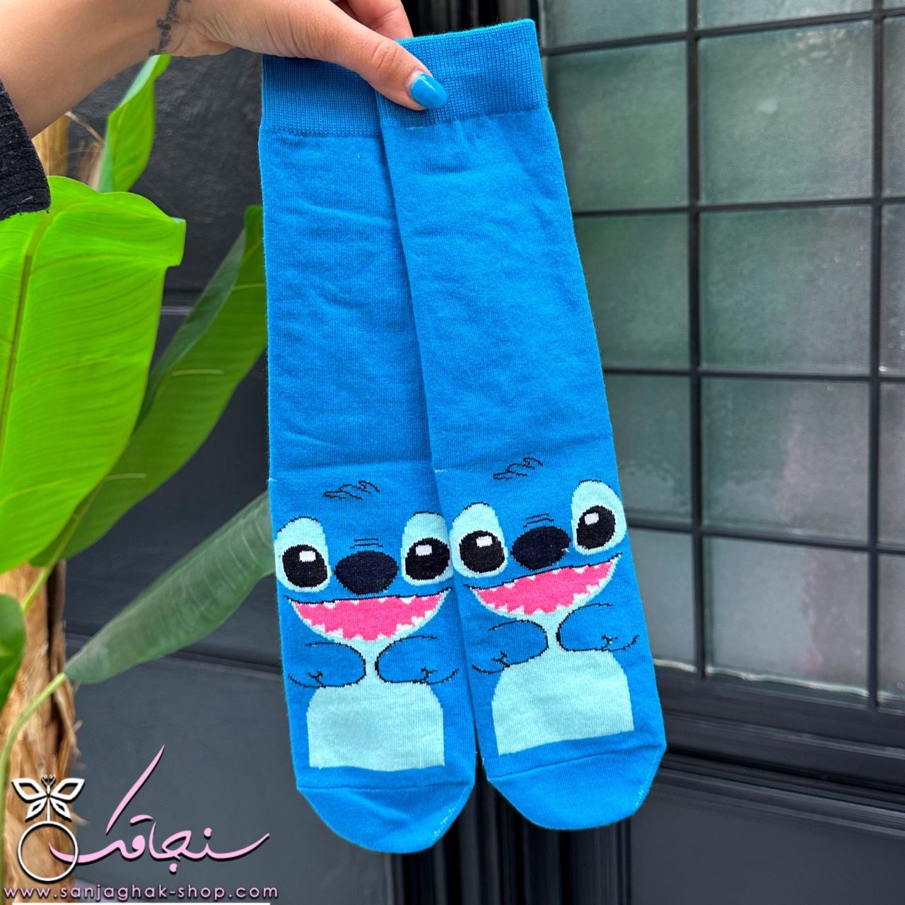 جوراب استيچ ساق بلند (شماره پنج)