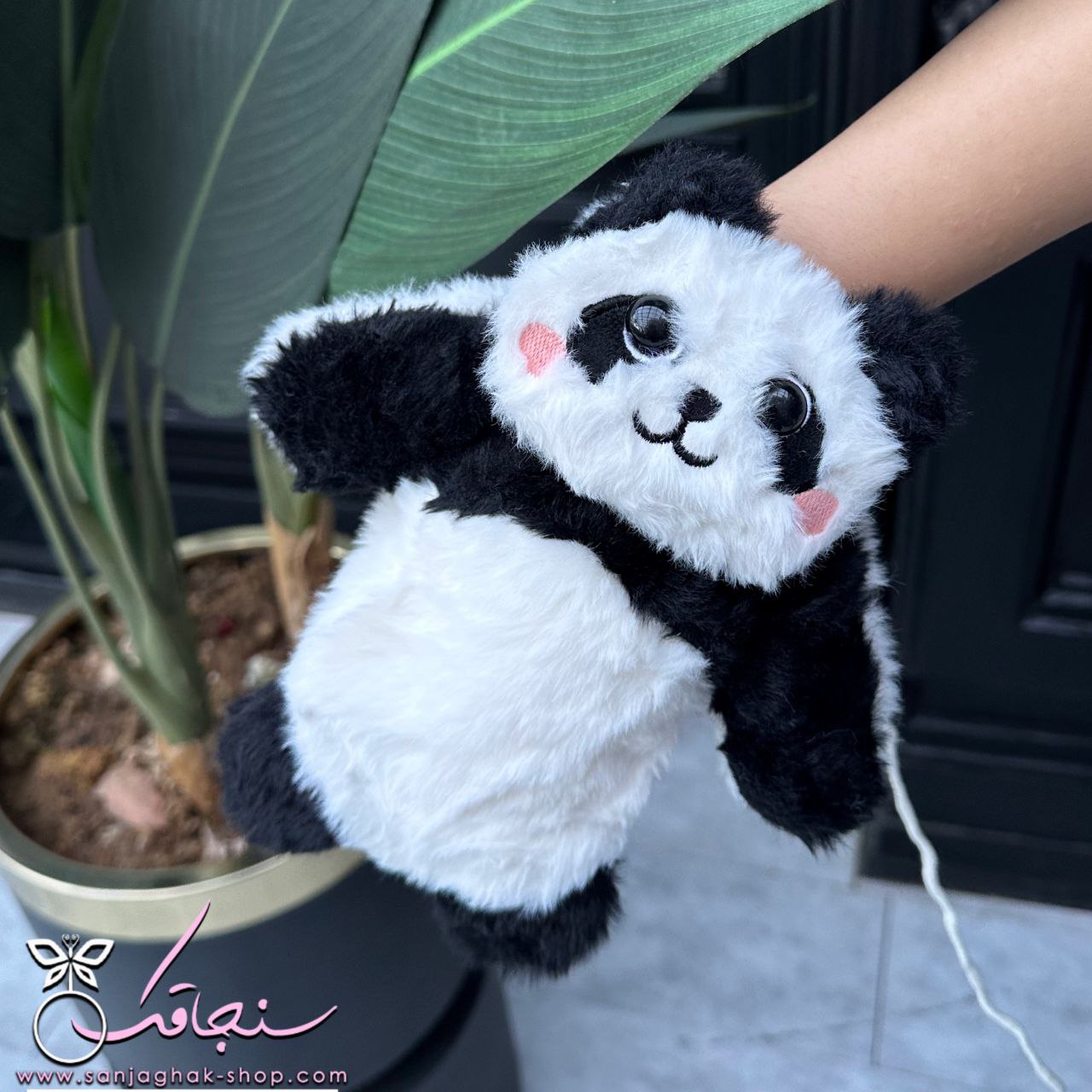 دستكش خزدار نرمالو  پاندا🐼