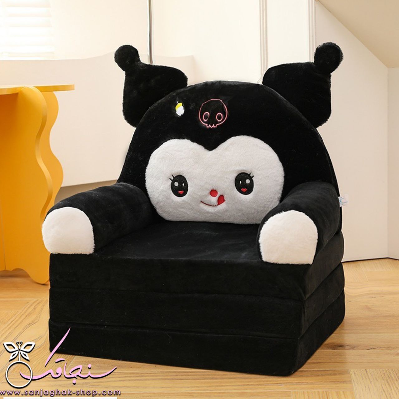 مبل كرومی كودک مدل تختخواب شو