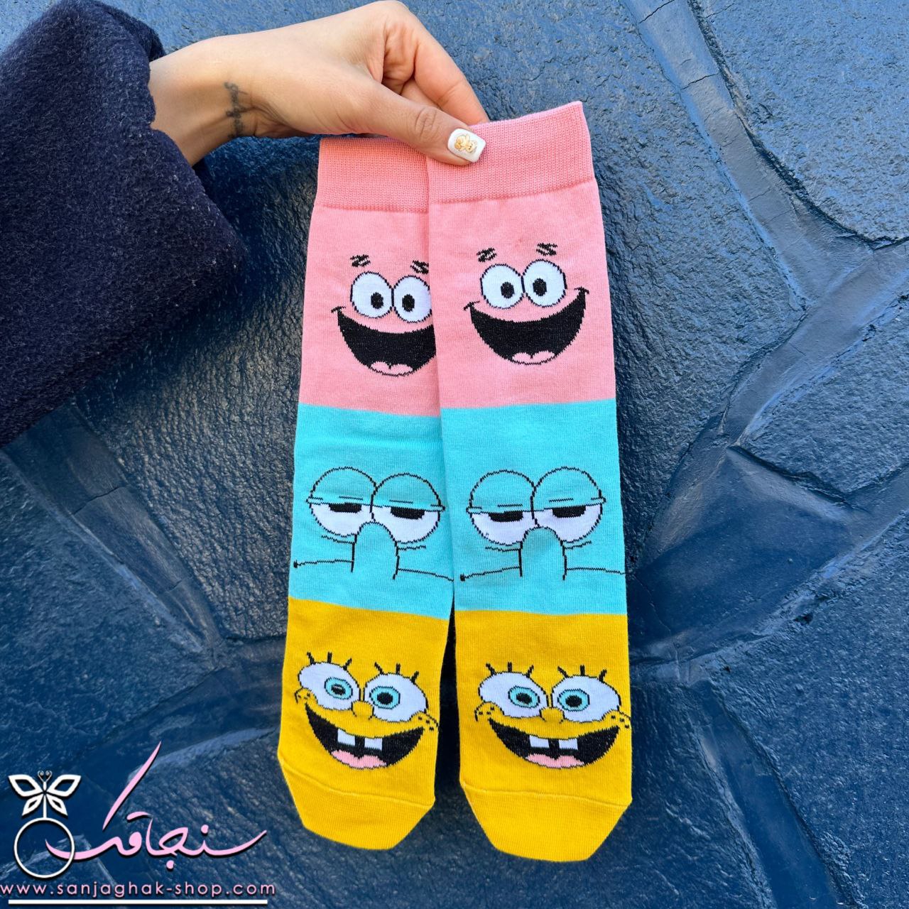 جوراب باب اسفنجی و دوستان