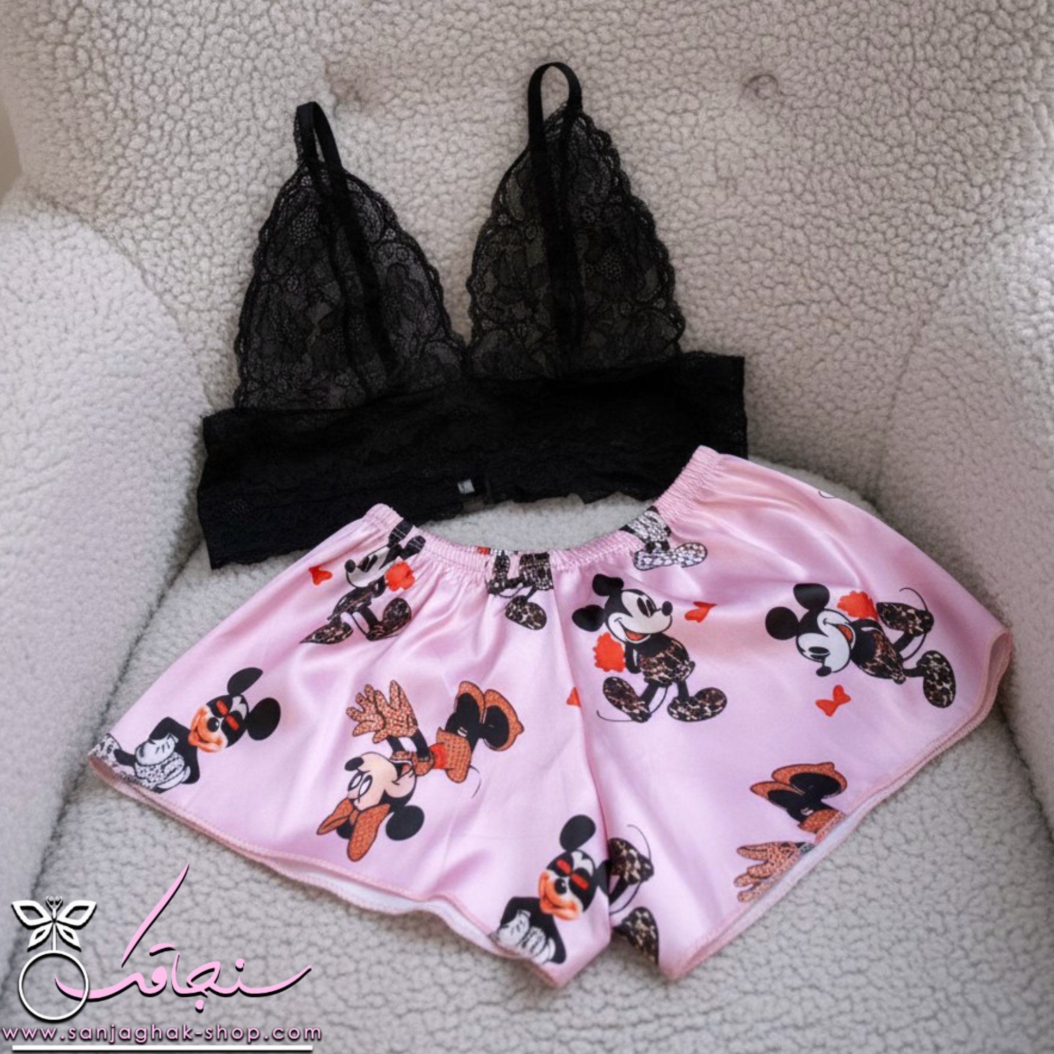 تاپ گيپور و شلوارک ميكی موس