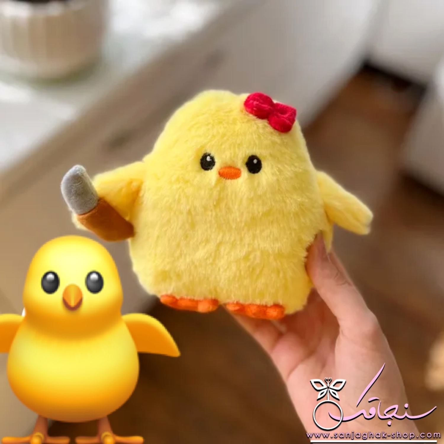 پكيج پينترستی جوراب و عروسک جوجه چاقوكش(به همراه جعبه)
