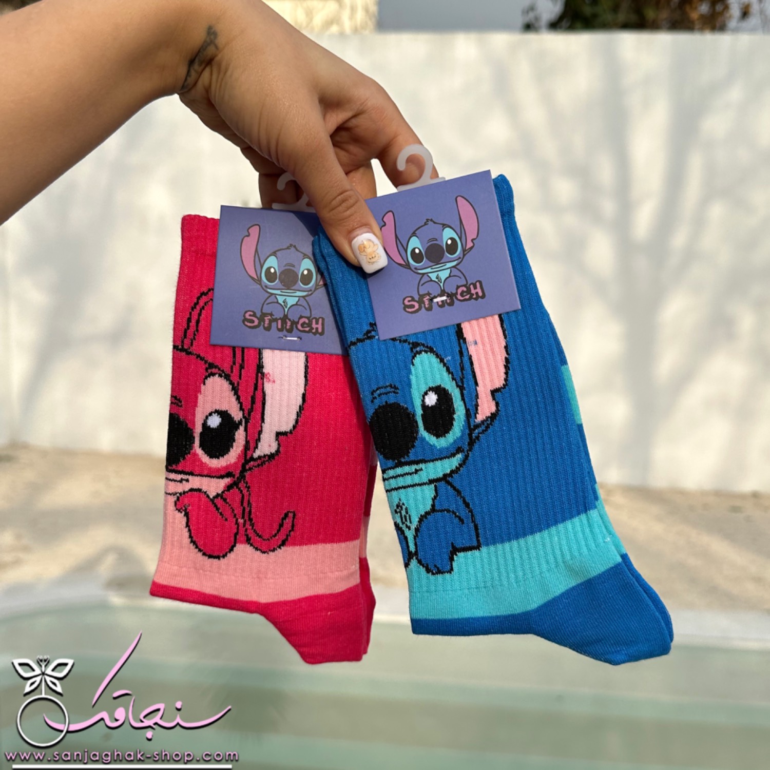 پكيج جوراب استيچ و آنجل(به همراه جعبه)