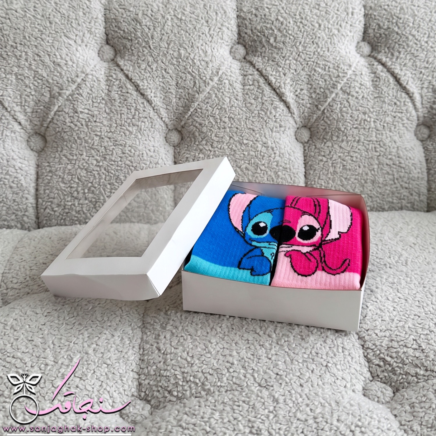 پكيج جوراب استيچ و آنجل(به همراه جعبه)