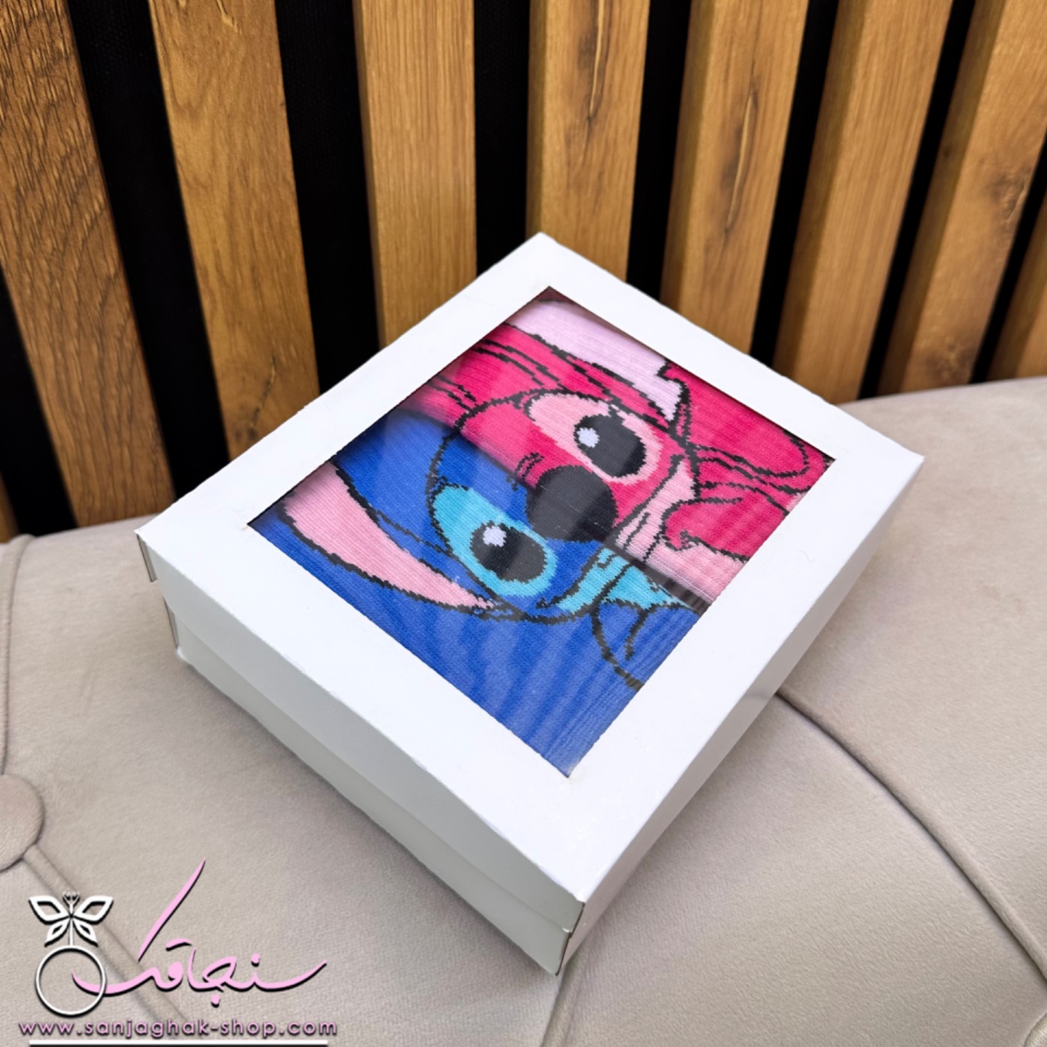 پكيج جوراب استيچ و آنجل(به همراه جعبه)