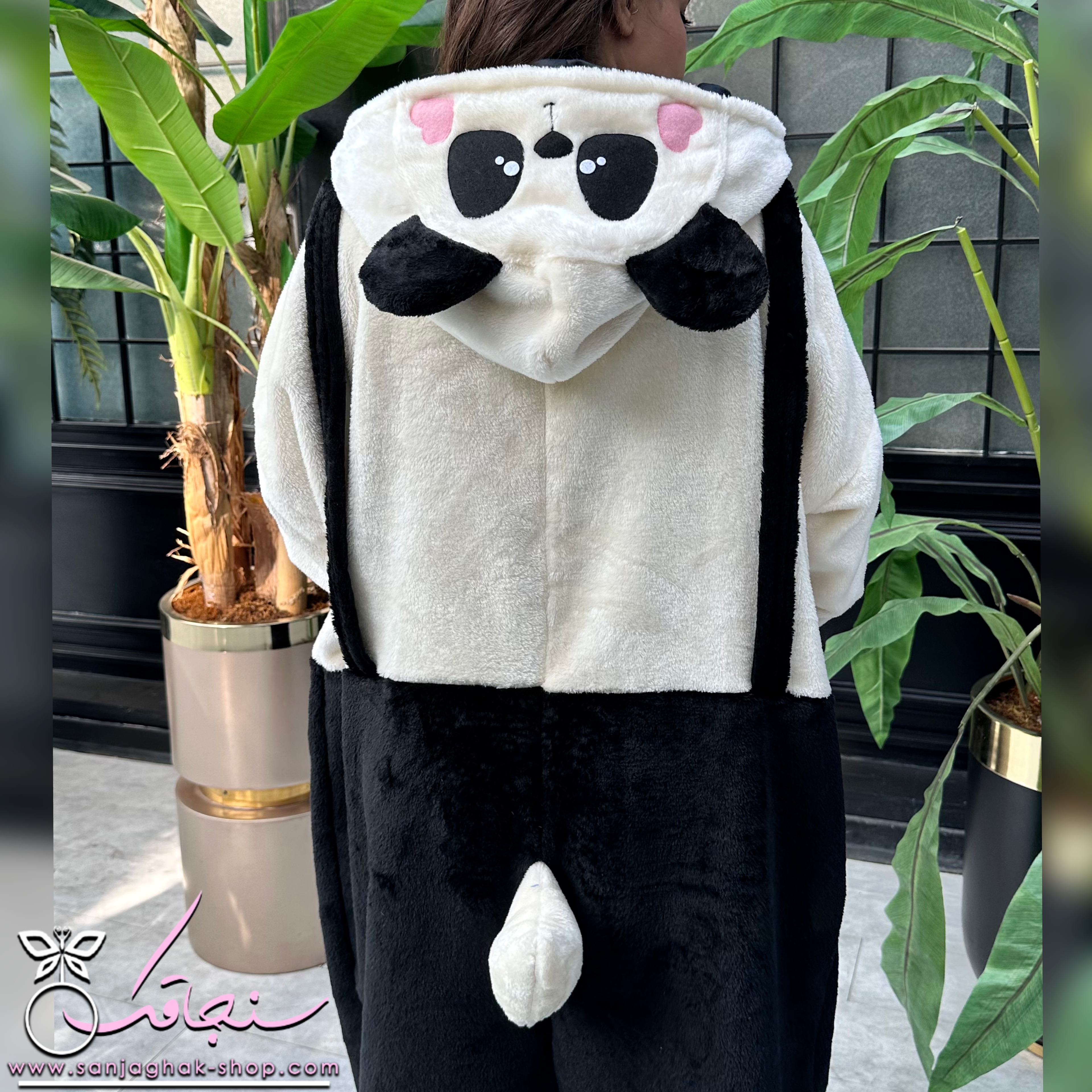 پتو سرهمی پاندا 🐼 (طرح بندی)