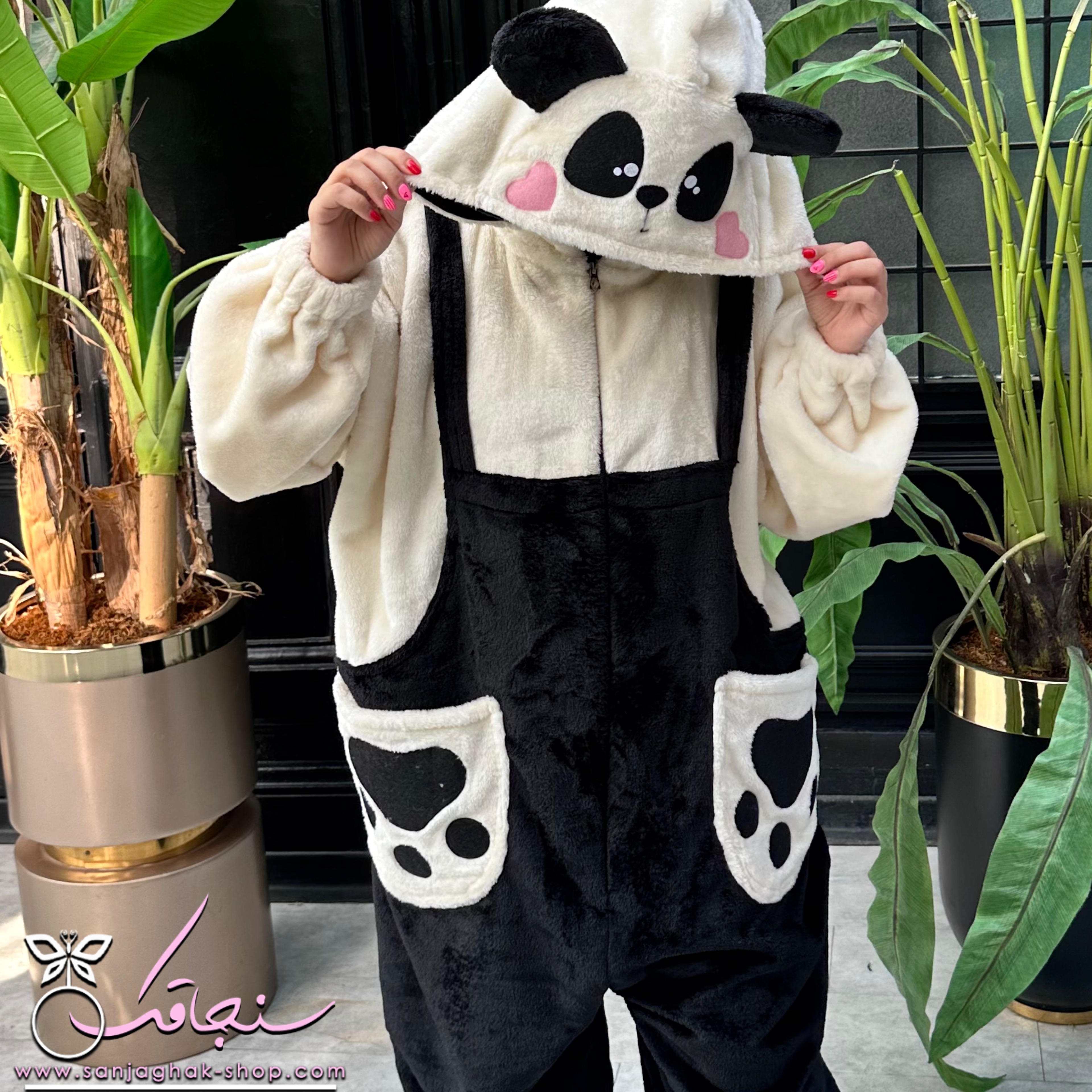 پتو سرهمی پاندا 🐼 (طرح بندی)